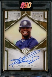 Topps Transcendent VIP Party Ken Griffey Jr 2020 tarjeta automática #'d 1/25 Mariners - Imagen 1 de 2