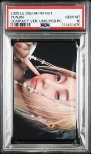 LE SSERAFIM 2025 Hot Compact Ver. UMS POB HUH YUNJIN PSA 10 - Imagen 1 de 2