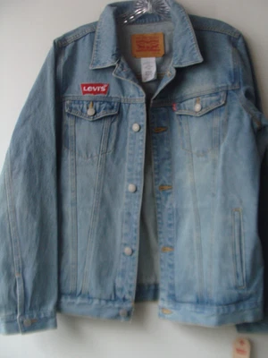 NUEVO CON ETIQUETAS LEVI'S Denim Trucker Chaqueta Jóvenes Niños Talla XL 13-15 Años 100% Algodón Foto 1 de 4