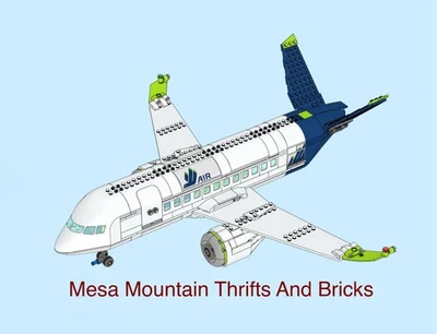 LEGO® City 60367 ¡Solo avión de pasajeros! NUEVO avión de pasajeros Jet Airliner blanco Foto 1 de 4