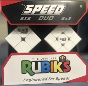 Rubik’S Cube, 3X3 Magnetic Speed Cube & 2X2 Speed Cube 2-Pack, for Super Fast So - Picture 1 of 4