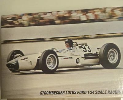 Coche Ranura Strombecker De Colección Blanco Lotus Ford Nuevo En Caja Foto 1 de 4