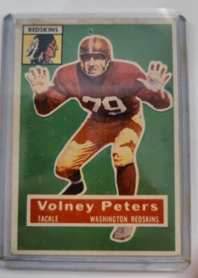 1956 Topps #73 Volney Peters SP - Image 1 of 2