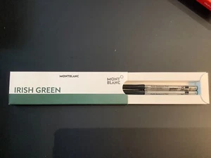 2x MONTBLANC bolígrafo mina metal grosor M Medium Broad Irish Green verde - Imagen 1 de 2