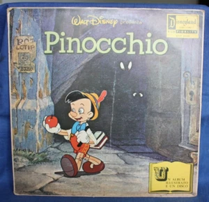 PINOCCHIO - DISNEYLAND RECORDS - VINILE 33 GIRI - Picture 1 of 3