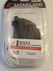 Safariland 6378 ALS Paddle Belt Holster for Sig Sauer P225 - Black LEFT HAND - Picture 1 of 3