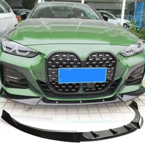 For BMW G26 440i M Sport 2021-2023 REAL Carbon Fiber Front Bumper Lip Splitter - Picture 1 of 14