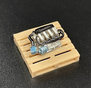 Diorama 1/64 Car Turbo Engine Model Car Tuning Shop Scene Display Prop Model - Picture 1 of 82