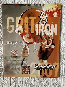 BGSU Bowling Green State University Football MEDIA GUIDE November 2, 2007 Akron - Picture 1 of 3