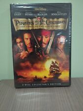 Pirates of the Caribbean: The Curse of the Black Pearl (DVD, 2003) NEW