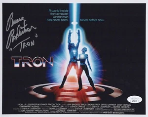 TRON - Bruce Boxleitner, Tron signiert 8x10 Foto JSA COA - Bild 1 von 4