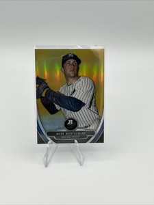 2013 Bowman Platinum Chrome Prospects Gold Refractors #BPCP88 Mark Montgomery/50