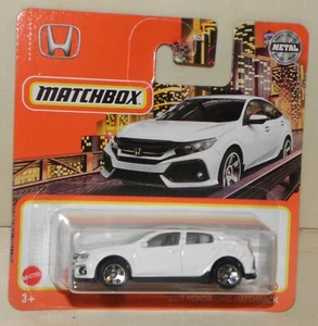 2021 Matchbox 2017 '17 HONDA CIVIC HATCHBACK weiß MBX # 98/100 GXN16 MB1090 NEU - Bild 1 von 6