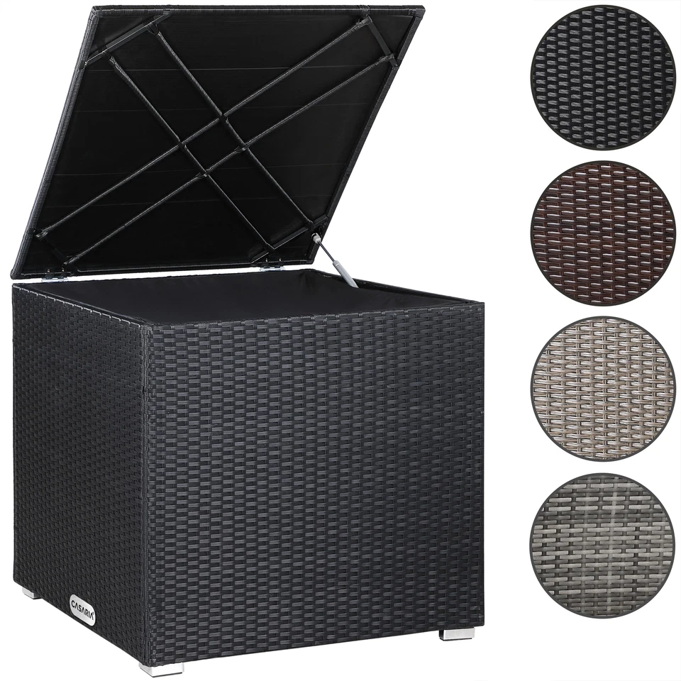 CASARIA® Polyrattan Auflagenbox Kissen Garten Box Truhe Lounge Wasserdicht 318 L - Bild 1 von 4