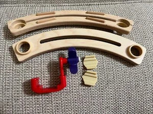 Quadrilla Cyclone Marble Run Wooden Game Toy Play Set Replacement Parts 5 Pieces - Picture 1 of 1