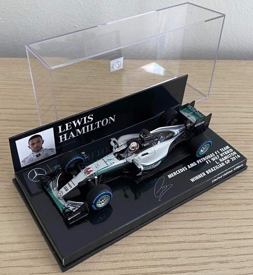MINICHAMPS Mercedes Hamilton Brazilian 2016 1:43 / F1 COLLECTION FOR SALE - Image 1 of 1