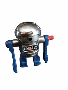 Robot andador Tomy Acrobot 1979 vintage plateado y azul funciona Taiwán - Imagen 1 de 5