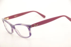 Authentic Christian Dior CD3232 E2L Les Marquises Violet Marble 52mm Italy - Picture 1 of 7