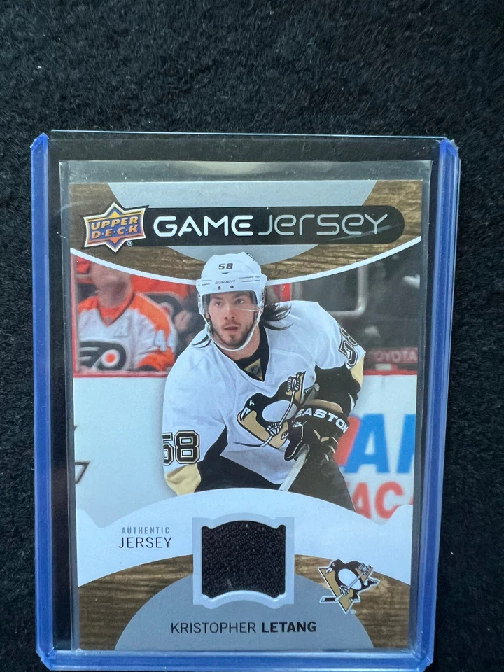 2012-13 U.D. NHL Series 1 Game Jersey Kristopher Letang #GJ-KL Pittsburgh - Image 1 of 2