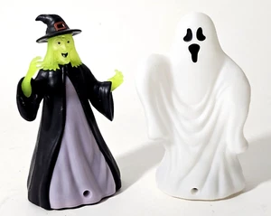 De colección. Moldes de soplado de plástico con sensor de movimiento iluminados y fantasmas de bruja de Halloween - Imagen 1 de 6
