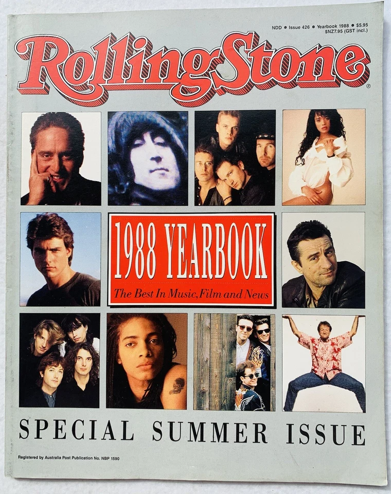 Vintage Rolling Stone Magazine, 1988 Annual Review Yearbook (426), VGC - Image 1 of 4