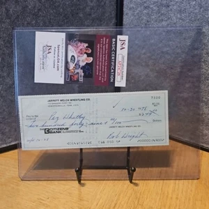 Incredible Rare Pez Whatley Paycheck From Jarrett Welch Wrestling Memphis 1978! - Picture 1 of 11