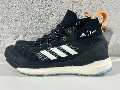 NEW Adidas Terrex Free Hiker Parley Black White Orange EF2344 Women's Sz 10 - Image 1 of 4