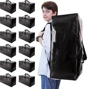 Heavy Duty Moving Bags with Backpack Straps and Strong Handles, Alternative to M - Picture 1 of 12