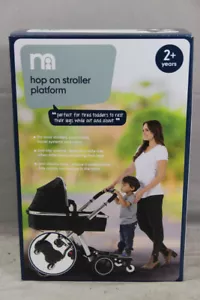 NUEVA PLATAFORMA DE COCHECITO NEGRO HOP ON PARA NIÑOS/NIÑOS PEQUEÑOS PARA CUIDADO MATERNO: EDADES 2-6 - Imagen 1 de 7