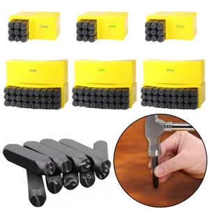 36X Number and Letter Stamp Punch Set for Imprinting Metal Leather Wood 5MM-8MM - Picture 1 of 12