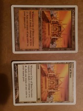 x2 City of Brass, Seventh Edition, 8th edition Magic: the Gathering, mtg card