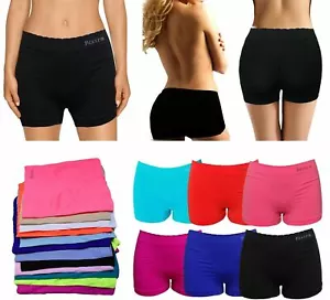Damen Schlüpfer Unterwäsche Jungenshorts Stretch Yoga Hose Boxershorts Sport weiches Set - Bild 1 von 7