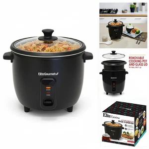 Bester kleiner Reiskocher Maschine Dampfgarer Elektrischer Wärmer Küche Japanisch Schwarz - Bild 1 von 12