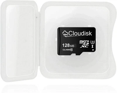 CLOUDDISK MICRO SD card 128mb with case *NEW* - Image 1 of 2