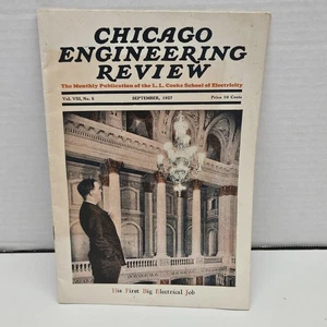 1927 Chicago Engineering Review Magazine Vol VIII, No 5 September Cooke School - Foto 1 di 10