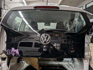 VW E UP Heckklappe Kofferraumdeckel Candyweiss B9A Original - Bild 1 von 3