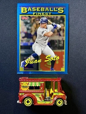 2024 Topps Finest JUAN SOTO 1993 Finest Prototypes Insert #93-9 Yankees - Image 1 of 2