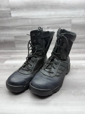 Bates Size 11 Mens Tactical 8" Military Side Zip Black Boots E02261 -Excellent - Image 1 of 4