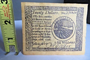 1778 Twenty Dollars 26.09.1778 Spanish Milled Dollars, Gold or Silver Reprint - Bild 1 von 9