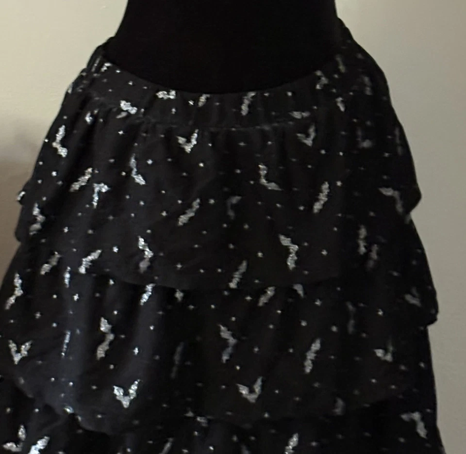 Lip Service 黑色蝙蝠裙 S 码复古 Goth Y2K 90 年代  — 第 1/1 张图片