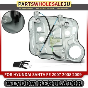 Front Passenger RH Power Window Regulator w/ Panel Motor for Hyundai Santa Fe - Picture 1 of 11