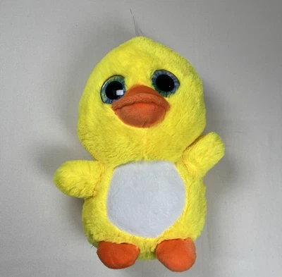 9'' Cute Yellow Duck Big Eye Plump Plush Collection Cuddly Soft Toy - Image 1 of 4