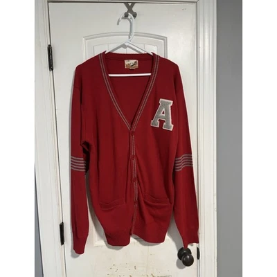 LR SCOOP SUÉTER Rojo Rayas y Botones XL Foto 1 de 3