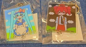 Kasane Teto & Hatsune Miku Mesmerizer Acrylic keychain Set Satsuki&channel NEW - Picture 1 of 24