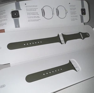 Apple Watch 40mm Khaki Sport Band Ciemnozielony Stal nierdzewna Pin Nowy Open Box - Zdjęcie 1 z 6