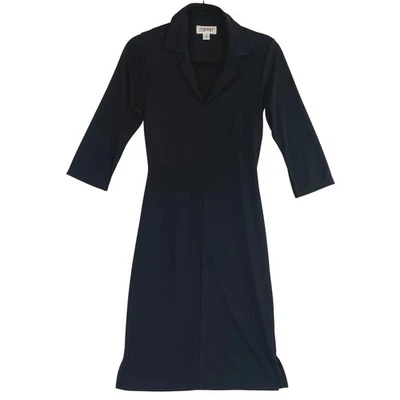 Esprit Black Dress XS Sheath Midi Career Business Professional Minimalist - Image 1 of 4