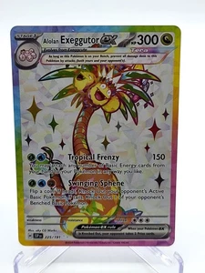 Alolan Exeggutor ex 225/191 Surging Sparks Set Pokemon Card (IN HAND) - Picture 1 of 2