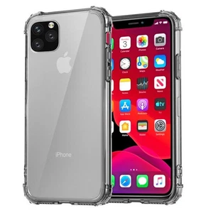 Shockproof Case iPhone 11 Pro Transparent Clear 4 Corner Cushion Gel Cover - Picture 1 of 1