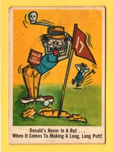 1965 Fleer Weird-Ohs #60 Donald The Duffer - niedrige Qualität - Bild 1 von 2