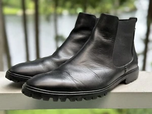 Cole Hahn Herren Schwarz Leder Chelsea Stiefel Größe 11,5 - Bild 1 von 9